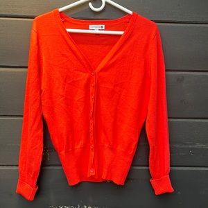 Cotton on red cardigan